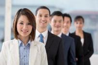 Stock image of business people